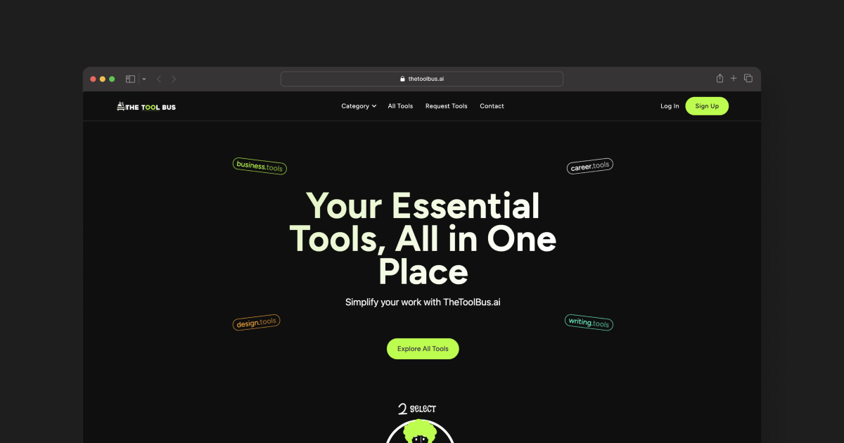TheToolBus ai Free AI Digital Tools For You Thetoolbus ai free ai digital tools for you